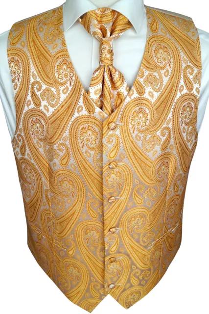 Wedding Waistcoat With Plastron, Handkerchief And Tie 4-tlg. Model Nr.21.2