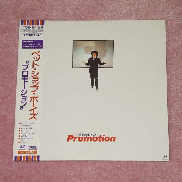 PET SHOP BOYS Promotion - RARE 1991 JAPAN LASERDISC + OBI (Cat No. TOLW-3093)