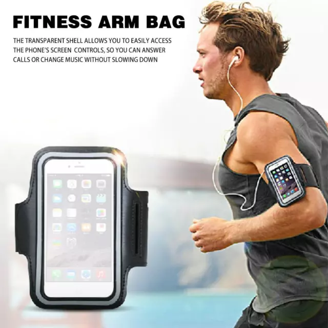 Running Armband Phone Holder Bag Sports Gym Jogging D8 For 6.3/7in Band Q8S1