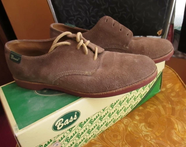 IN BOX Bass 1980s Vintage  Saddle shoes US women's 8.5 N #4726