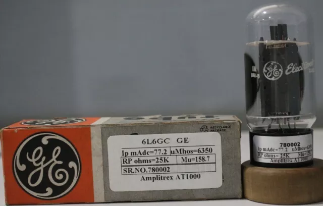 6L6GC GE NOS NIB made in U.S.A Amplitrex tested #780002