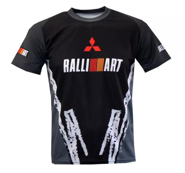 Camiseta Mitsubishi Ralliart Evo Camisa Camiseta Deportiva Tuning Viaje Exterior 6