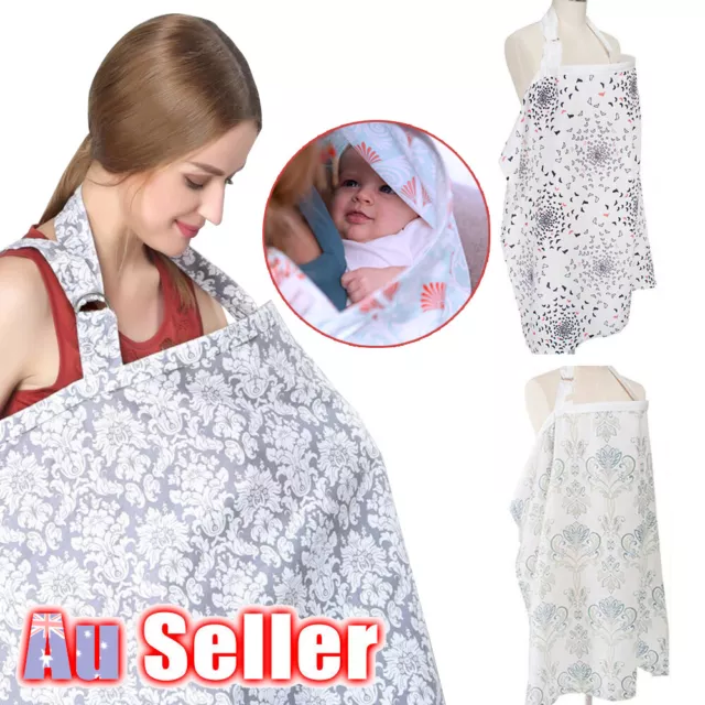 3 in 1 Maternity Baby Cotton Blanket Generous Nursing Cover Breast feeding