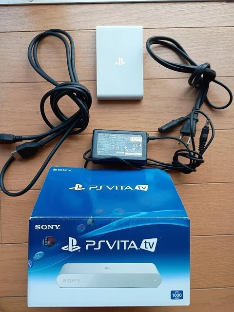PlayStation Vita - PlayStationVitaTV 本体  VTE-1000 AB01 Sony PS Vita TV VTE-1000 AB01 White Console PlayStation Vita