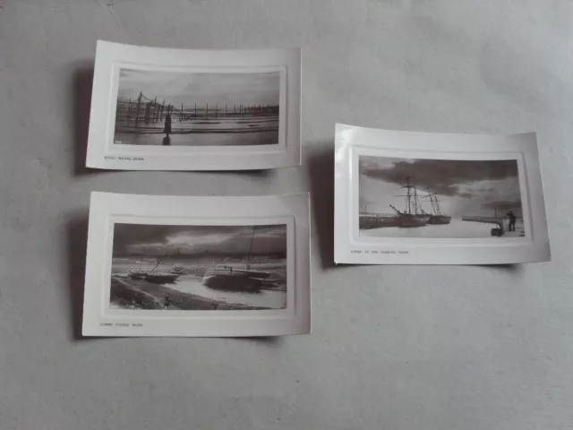 Vintage Postcard - Scotland - Nairn - Job Lot 3 Cards - Harbour - Boats