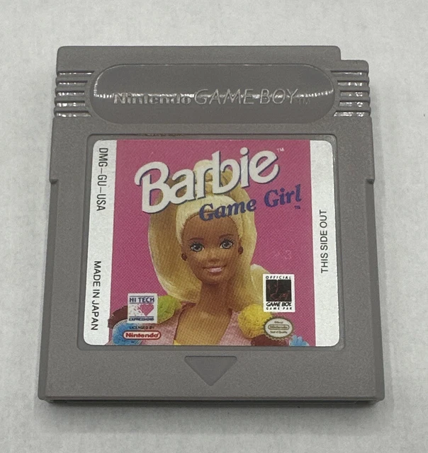 Barbie Game Girl NES Nintendo Game Boy Tested Authentic