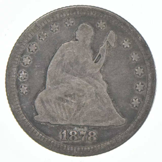 25c - Better - 1878 Seated Liberty Quarter *669