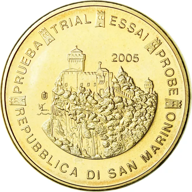 [#782629] San Marino, 20 Euro Cent, 2005, unofficial private coin, SPL, Bi-Metal