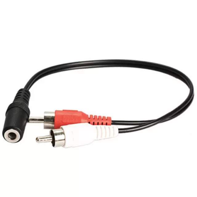 2 RCA HEADPHONE 3.5 RCA Male Splitter Audio Cables Adapter Cable Stereo  Audio $3.96 - PicClick AU