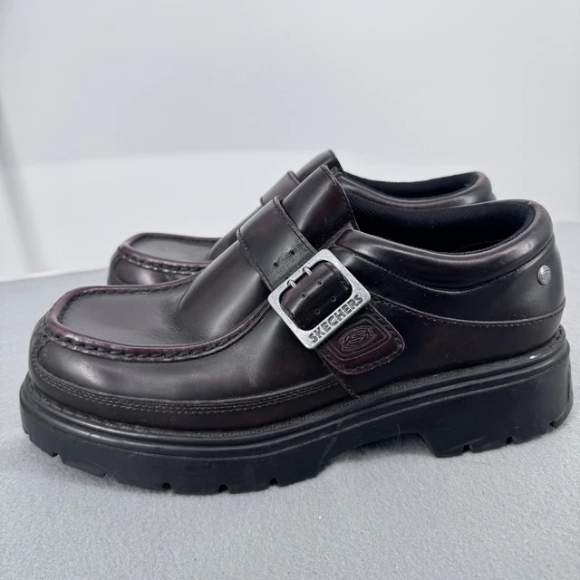 SKECHERS REGULATORS TAKEOVER 4327 Mens 11 Leather Buckle  display picture 3