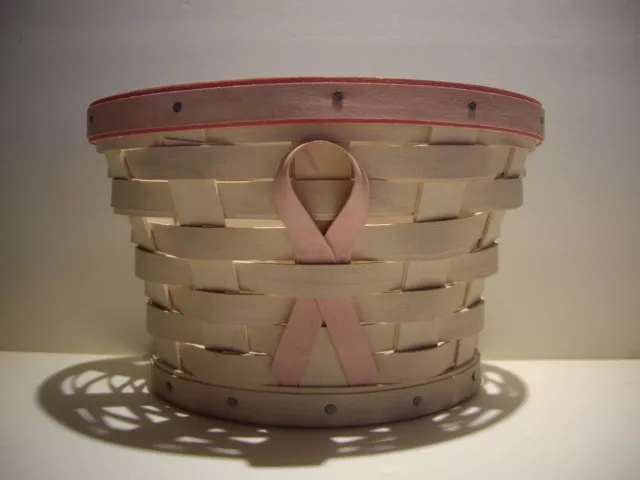 Longaberger 2007 Horizon Of Hope Basket - Breast Cancer Awareness Basket