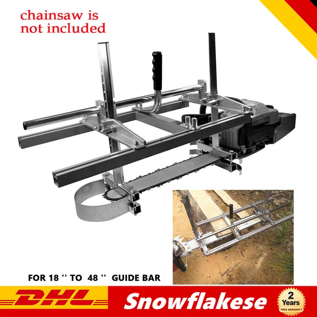 Scierie Mobile Mobile Pour Tronçonneuse à Chaîne Pour Tronçonneuse De 14"à 24" à L'extérieur