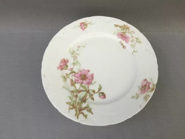 Lot 7 anciennes assiettes dessert porcelaine D et C 1900 french antique plates 2