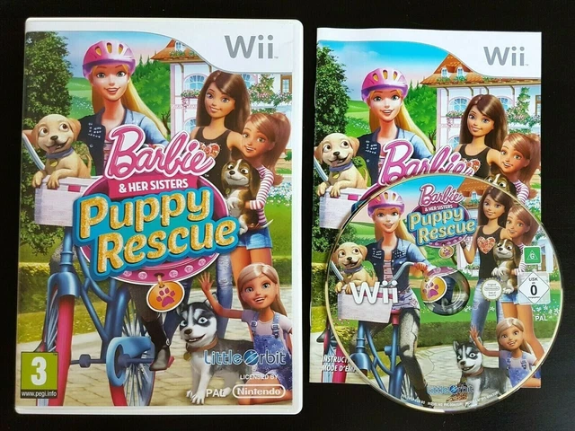 BARBIE & HER Sisters: Puppy Rescue - Nintendo Wii / Wii U - PAL - VERY