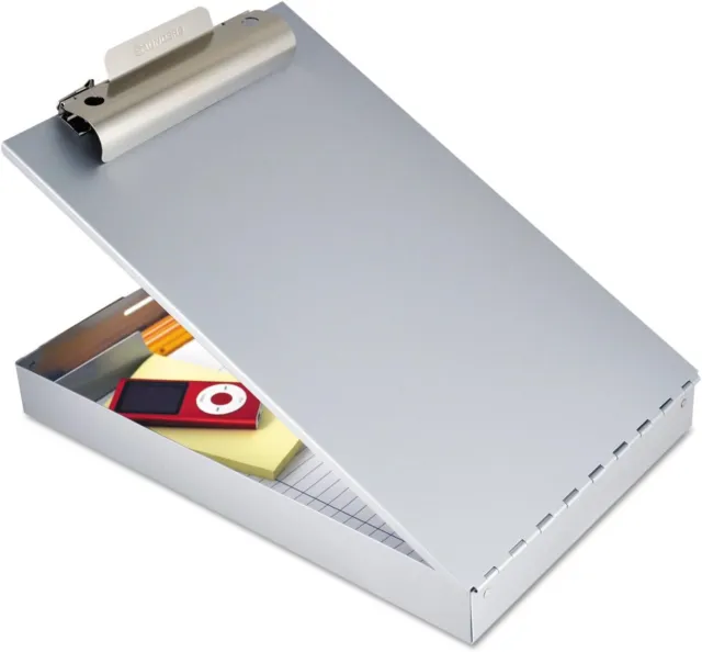 Saunders Recycled Aluminum Redi-Rite Storage Clipboard with Self-Locking Latch