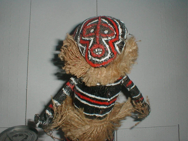 African 12" Hand Made Tribal Zula Doll Vtg Cameroon Nkumbi Congo Shaman Voodoo