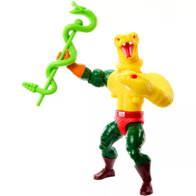 Mattel Masters of the Universe Origins Actionfigur Deluxe King Hiss, Spielfigur