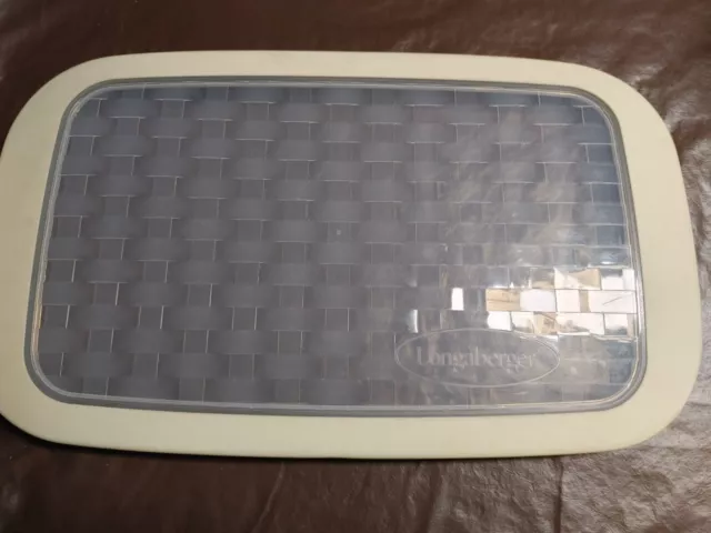 Longaberger Pottery Casserole Baking 7 x 11 Silicone Lid Only