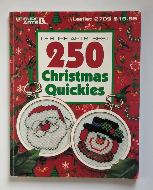 Handarbeitsbuch 250 Christmas Quickies Sticken Kreuzstich Leisure Arts Best