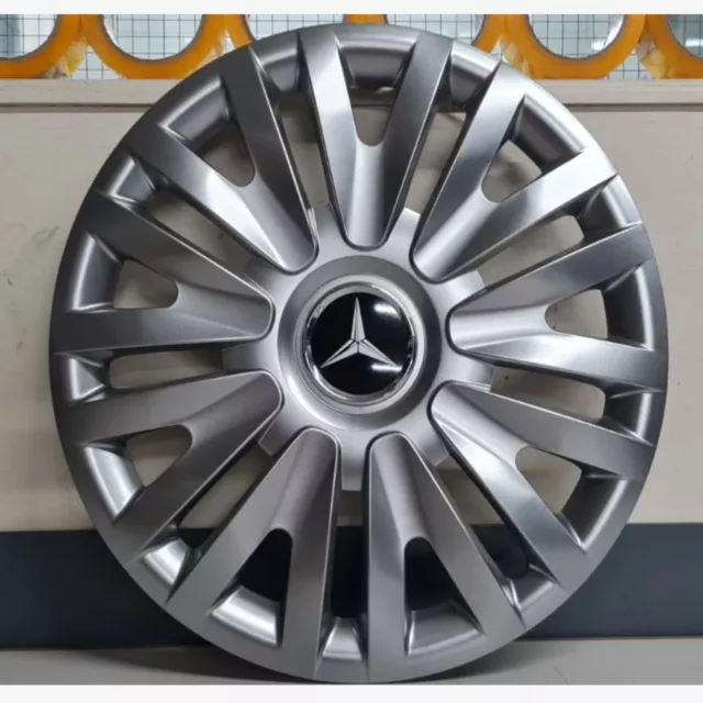 15" Finiture Ruote Per Adattarsi Mercedes Citan Set Di 4 Tappi Mozzo Copricapo Finiture