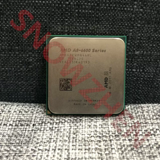 AMD A8-6600K CPU Quad core 4M 3.9 GHz AD660KWOA44HL 100W Socket FM2 Processor