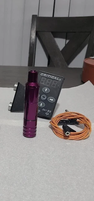 tattoo pen machine complete kit Cheyenne Pen Hawk Purple  With Power Supply