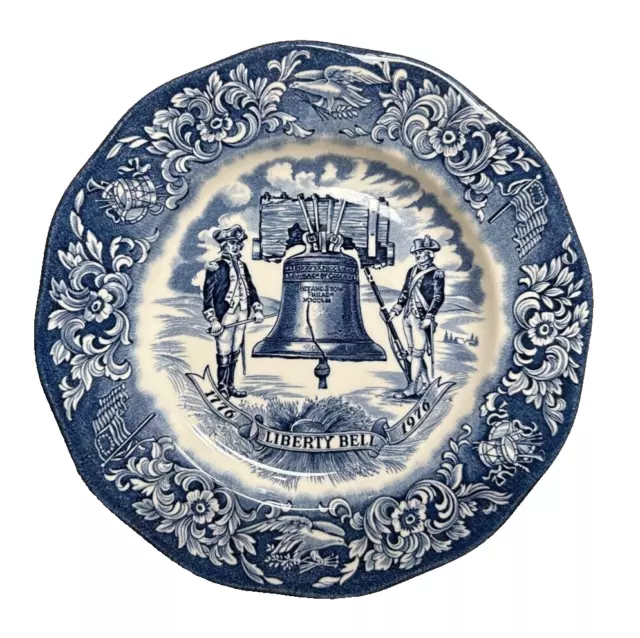 Avon Liberty Bell Special Edition Bicentennial Plate Enoch Wedgwood England 1976