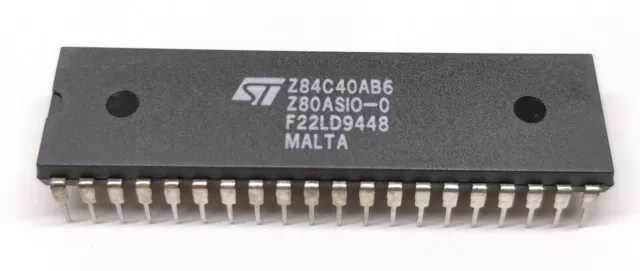 Z84C40AB6 | Z80 SIO-0 SERIAL INPUT/OUTPUT | 4MHz | CMOS | DIP40 |  1/5/10 Stück