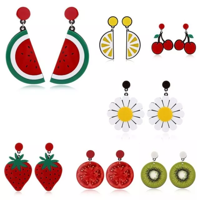 Cute fruit earrings Bohemia Women Personality Stud Earrings Drop Dangle 3