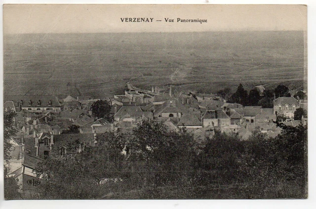 VERZENAY - Marne - CPA 51 - vue panoramique