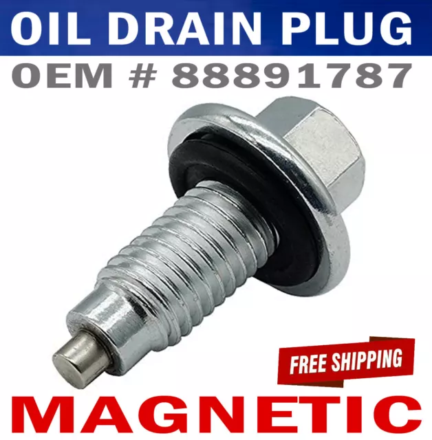 Magnetic Oil Drain Plug/Bolt Made of Stainless Steel - Compatible with  TOYOTA Engine Pan and Transmission