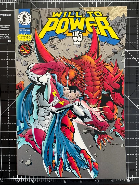 💥👊🏻 WILL TO POWER #2 Dark Horse Comic's Greatest World 1994 High Grade 👊🏻💥