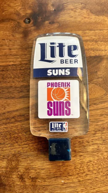 Phoenix Suns NBA Miller Lite Veterans Memorial Colosseum Beer Bar Tap Handle