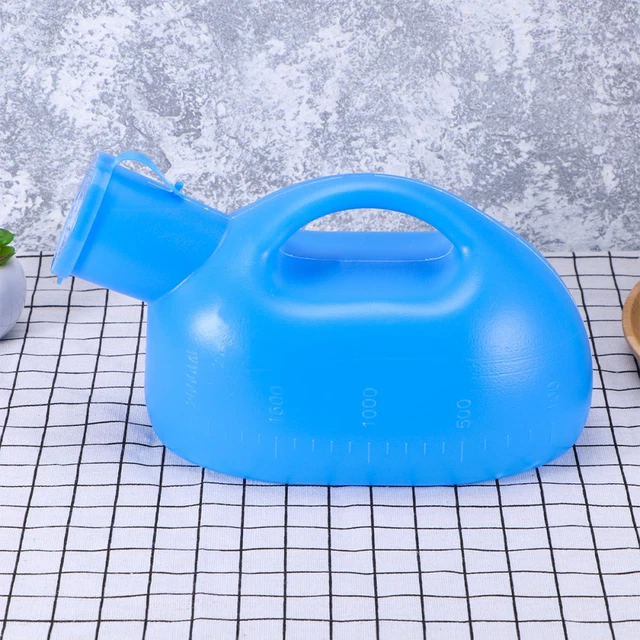 Collecteur Urinaire Masculin (urinal) – Bouteille/pot De 2000ml Avec Tube, En Plastique