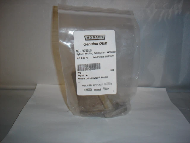 HOBART/SOMAT 00-975550 HYPOINT Rotating Cutting Ear OEM w/hardware