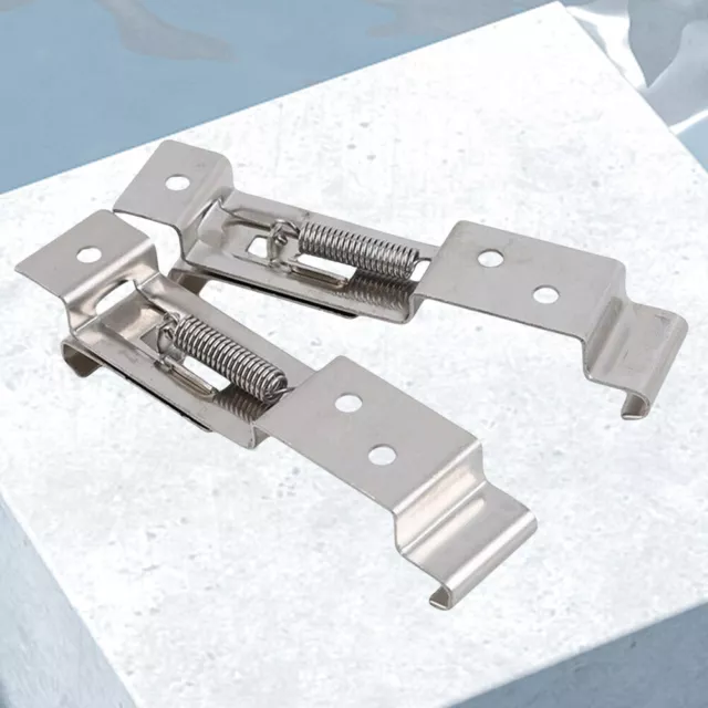 Car License Plate Frame Holder Spring Loaded Trucks Trailer Number Plate Clips