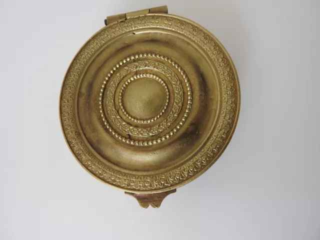 Bouche D'Aération Ancienne En Laiton - Diamètre 14/12 Cm - Pour Maison/Roulotte