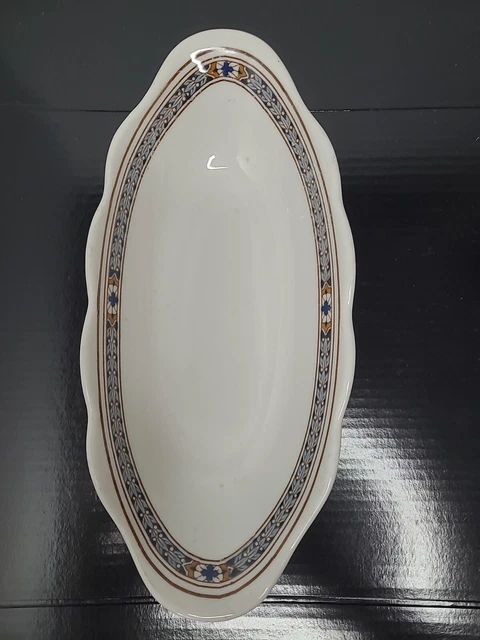 Vintage Pennsylvania Railroad Co. PRR Buffalo China Celery / Dill Pickle Dish