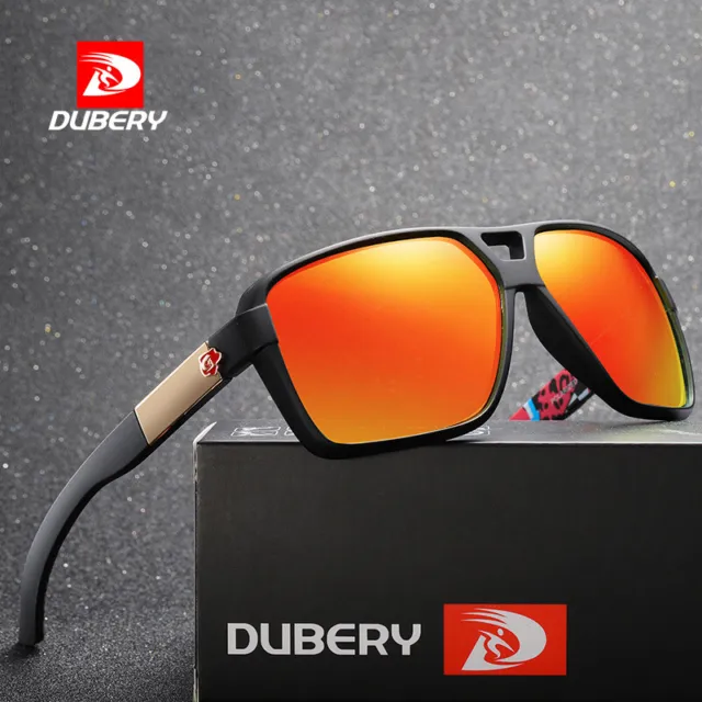 DUBERY Mens Polarized Sunglasses Outdoor Sports Driving Fishing Shades Glasses