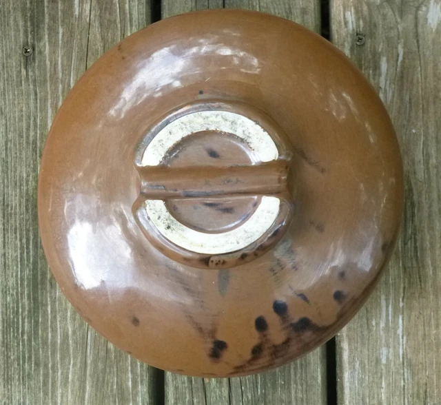 ONE-OF-A-KIND Large BROWN Porcelain/Ceramic High Voltage Power Line Insulator. 2