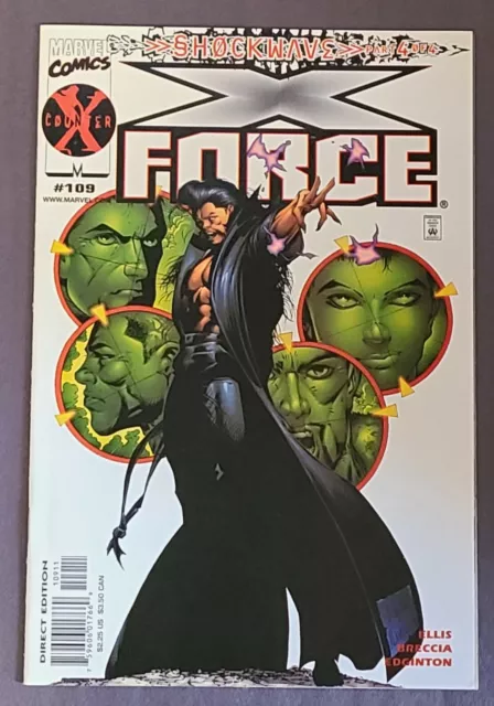 X Force #109 (Marvel 2000 Series) Nos 9.4+ Nm Grade, Warren Ellis Story, Whilce