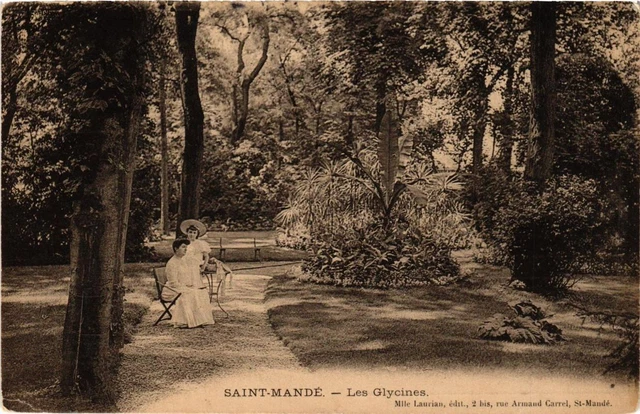 CPA AK St-MANDÉ Les Glycines (672487)