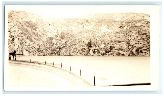 Arrowrock Dam Boise Id Idaho Real Photo Rppc Postcard (Bh1)