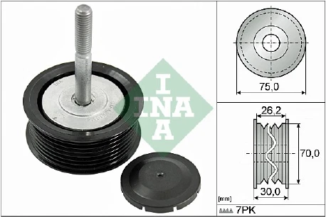 GALET TENDEUR COURROIE ACCESSOIRE  INA 532079210 Drive Auto Discount