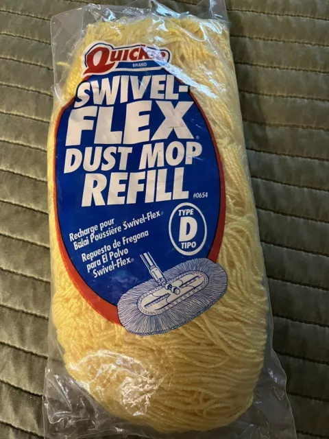 Quickie Swivel Flex Dust Mop Refill Type D fits 065 & 067 2
