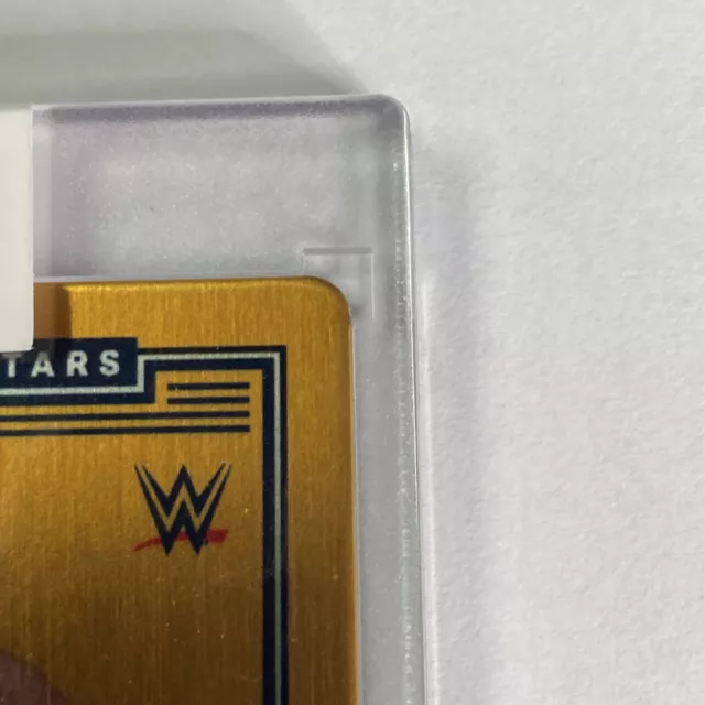 Brock Lesnar 4/10 Auto Card Gold Stainless Stars 2022 WWE Impeccable #SS-BCS 3