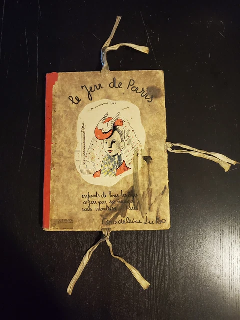 Jeu De Société Le Jockey – Jeu De Paris Années 70 Complet Avec Tapis En Tissu