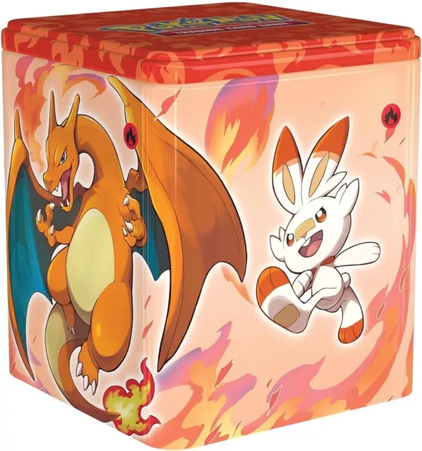 Pokémon Trading Card Games: Fire Stacking Tin NEW UNOPENED