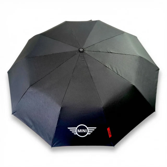 Petit parapluie de voyage pour protection contre la pluie, parapluie anti-UV coupe-vent compact (bleu marine), auvent arc de 106,7 cm
