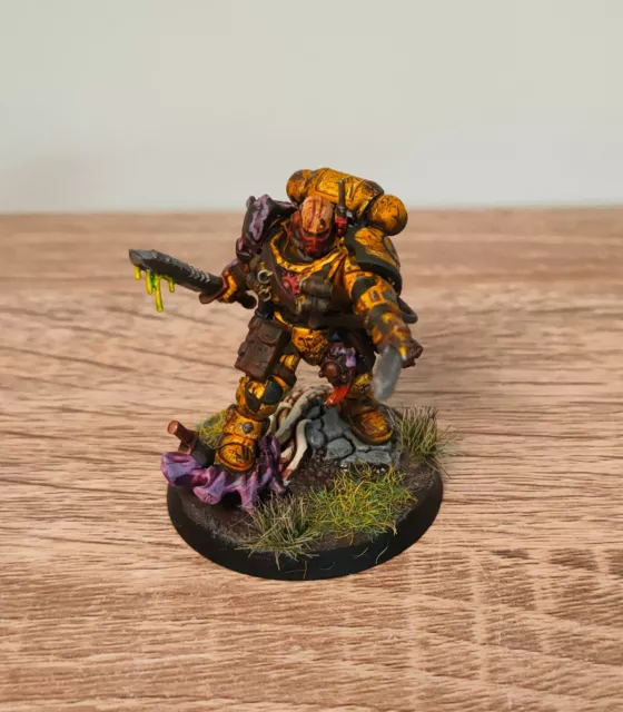 Imperial Fists Phobos Lieutenant / Leviathan / Warhammer 40k / Well Painted